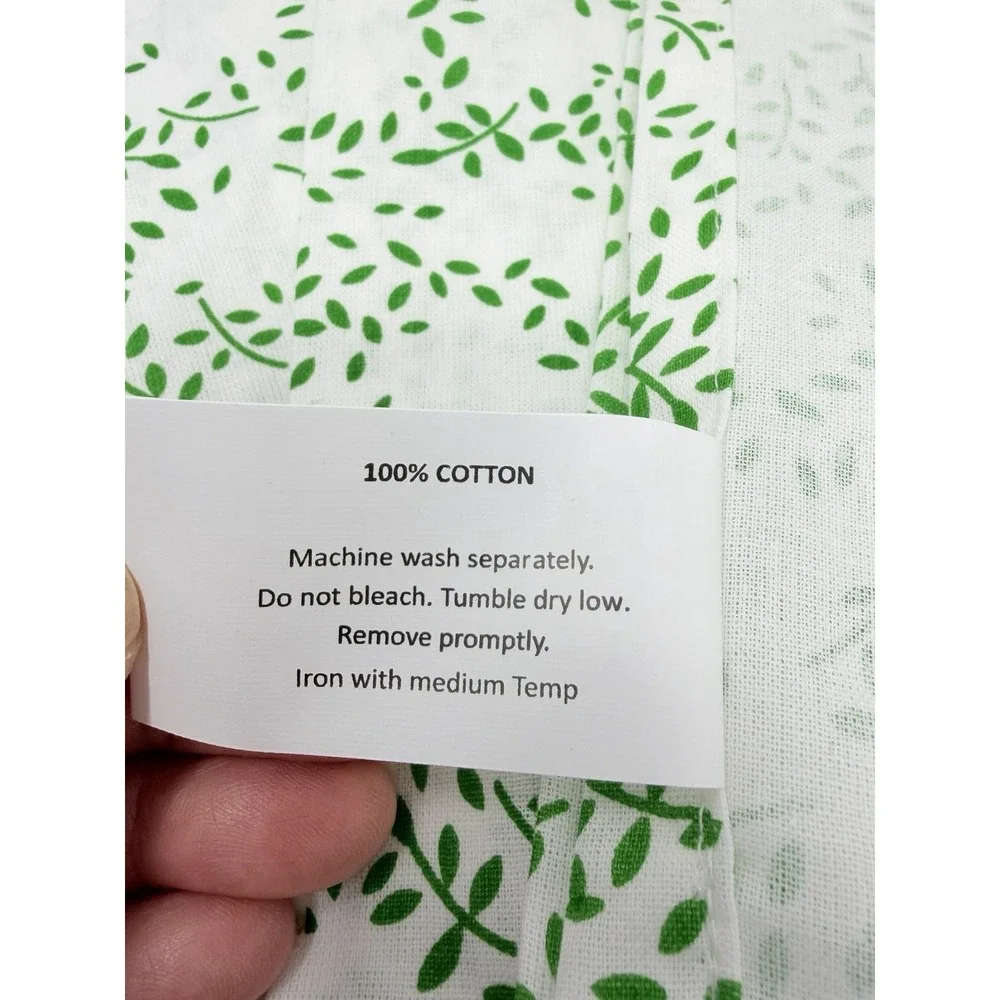 Shop LC Set of 6 Multi Color 100% Cotton Leaves & Floral Pattern Kitchen Towels